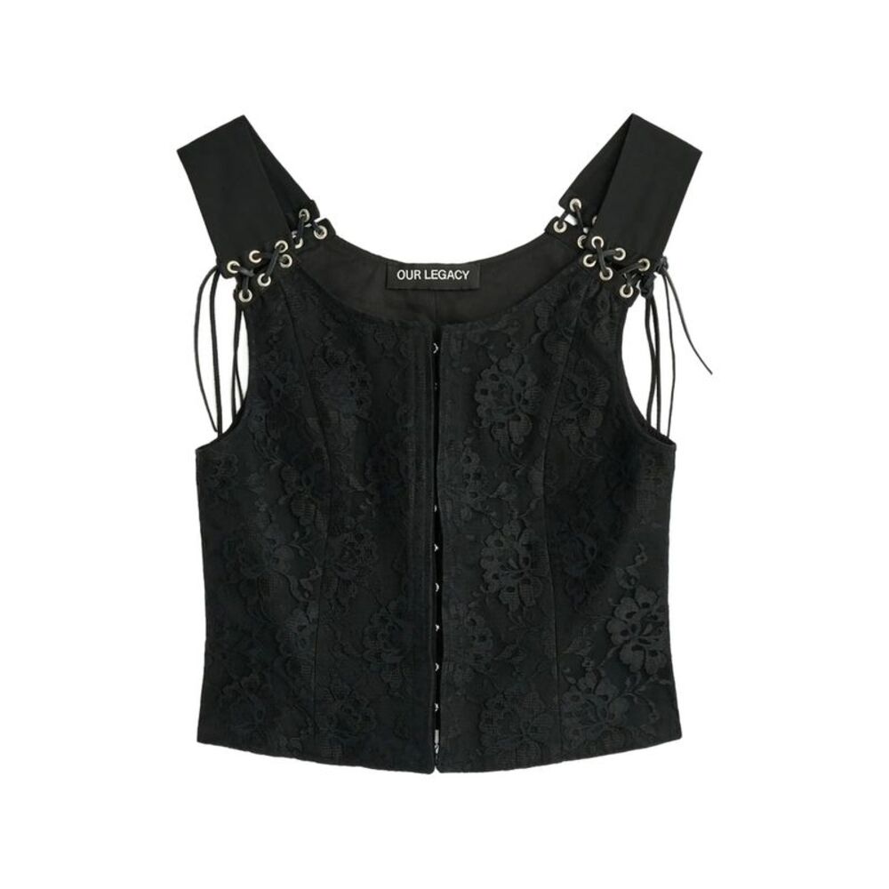 Our Legacy Black Tops - Vests & Tank Tops Women